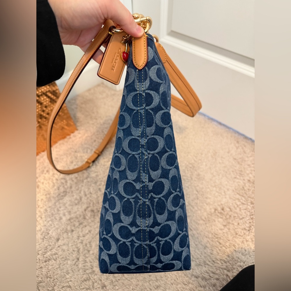 Coach Large Laurel in Denim - Picture 7 of 12
